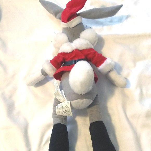Bugs Bunny Looney Tunes Santa 1997 Plush - Picture 3 of 6